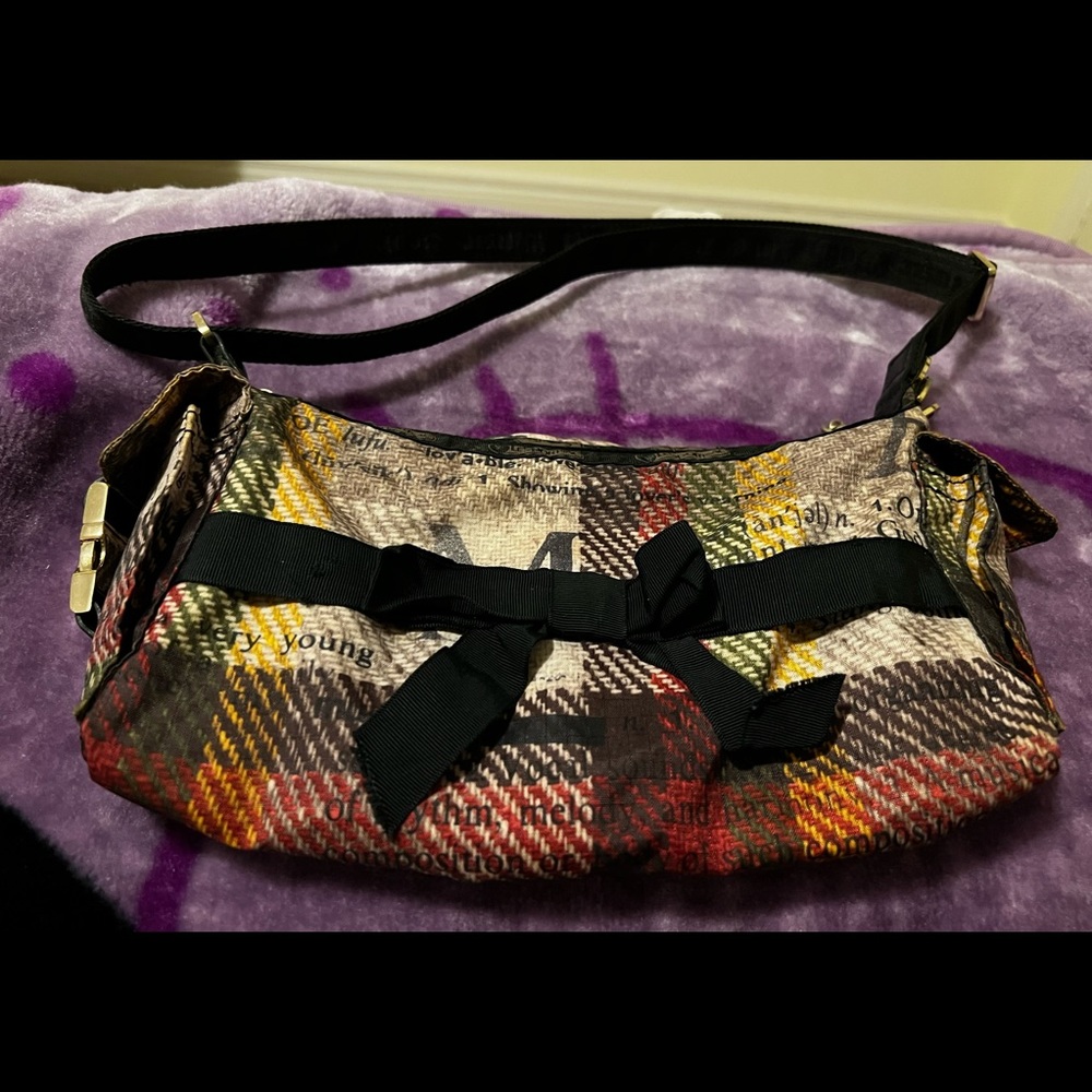 Rare LeSportsac L.A.M.B. by Gwen Stefani Shoulder Purse with Side Pockets